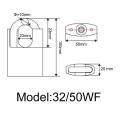 MOK @ 32 / 50wftop Sécurité Épaule surélevée Extrême Résistant aux conditions météorologiques extérieurs